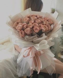 獨特古典咖啡玫瑰(25枝咖啡玫瑰)