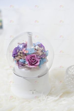 Preserved Flower Aroma Diffuser (Purple) (2021 Valentine's Day Bouquet Series)
