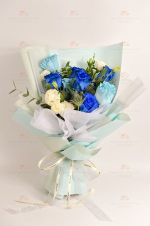 Love is a destiny (Blue Rose) (using imported roses)