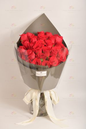 Dear You (18 red roses) (imported roses) (optional red, pink, purple roses)